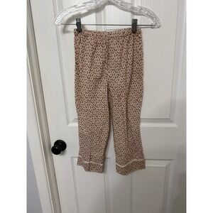 DOEN youth Floral leaf Pajama Bottoms Size 10 Sleep Pants